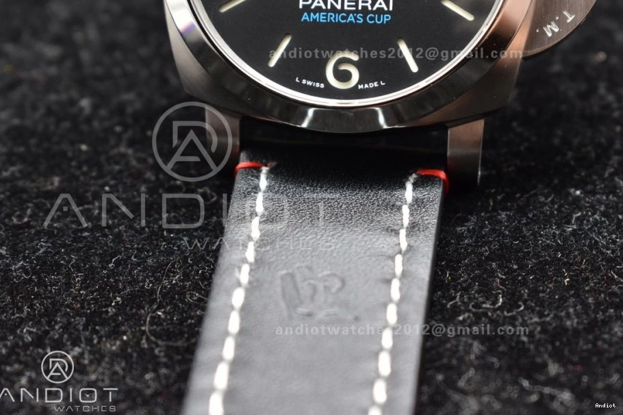  Best Green Leather Brown PAM732 Dial Edition on 1:1 TTF Strap P9010 Dark 0401